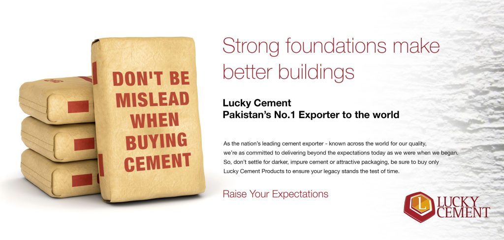 Lucky Cement Print Ad